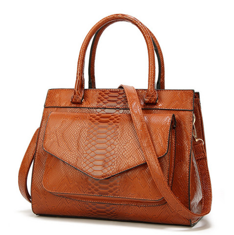 Workaholic Brown Casual Tote Bag