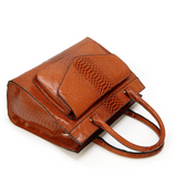 Workaholic Brown Casual Tote Bag