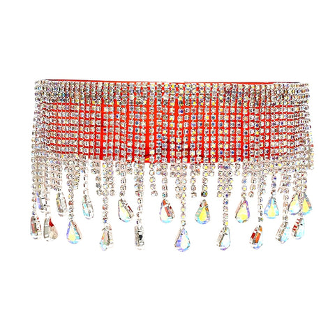 Bling Blind Red Sunglasses