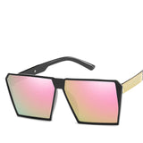 Eva Pink Oversized Sunglasses