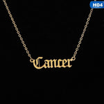 Zodiac Pendants Gold Necklace