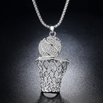 Baller Diamonte Silver Necklace