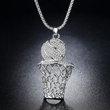 Baller Diamonte Silver Necklace