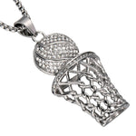 Baller Diamonte Silver Necklace