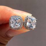 Luxury Crystal Zircon Stone Earrings