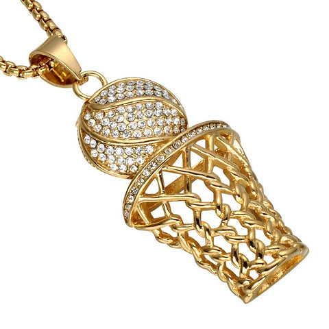 Baller Diamonte Gold Necklace