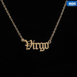 Zodiac Pendants Gold Necklace