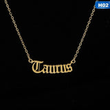 Zodiac Pendants Gold Necklace