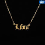 Zodiac Pendants Gold Necklace