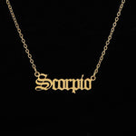 Zodiac Pendants Gold Necklace