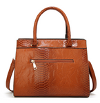 Workaholic Brown Casual Tote Bag