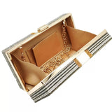 Money Stack Rhinestone Clutch
